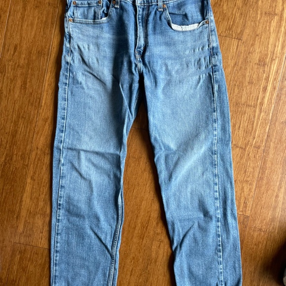 Men's Levi's 505 Denim Jeans, Broken-in, Size 34x30 - Picture 2 of 6